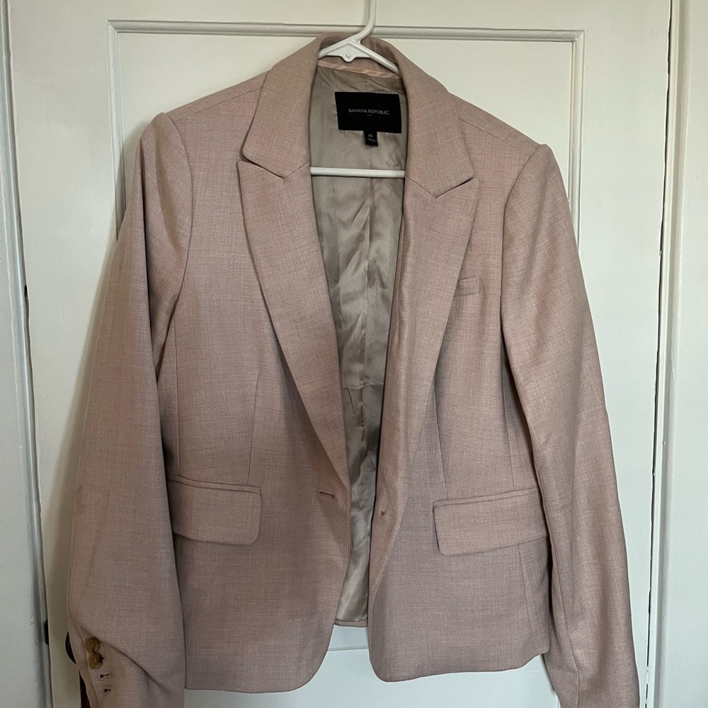 Banana Republic Blush Pink Jacket